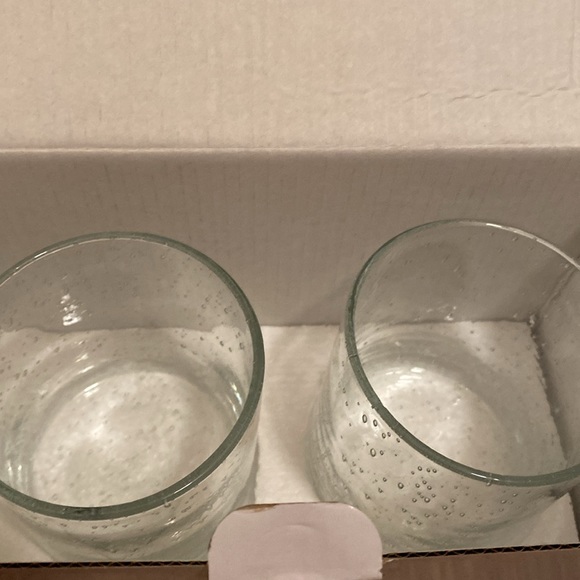 🆕CITRINE-ATLAS COLLECTION: 2 Handblown Cocktail Glasses NIB - Picture 7 of 9